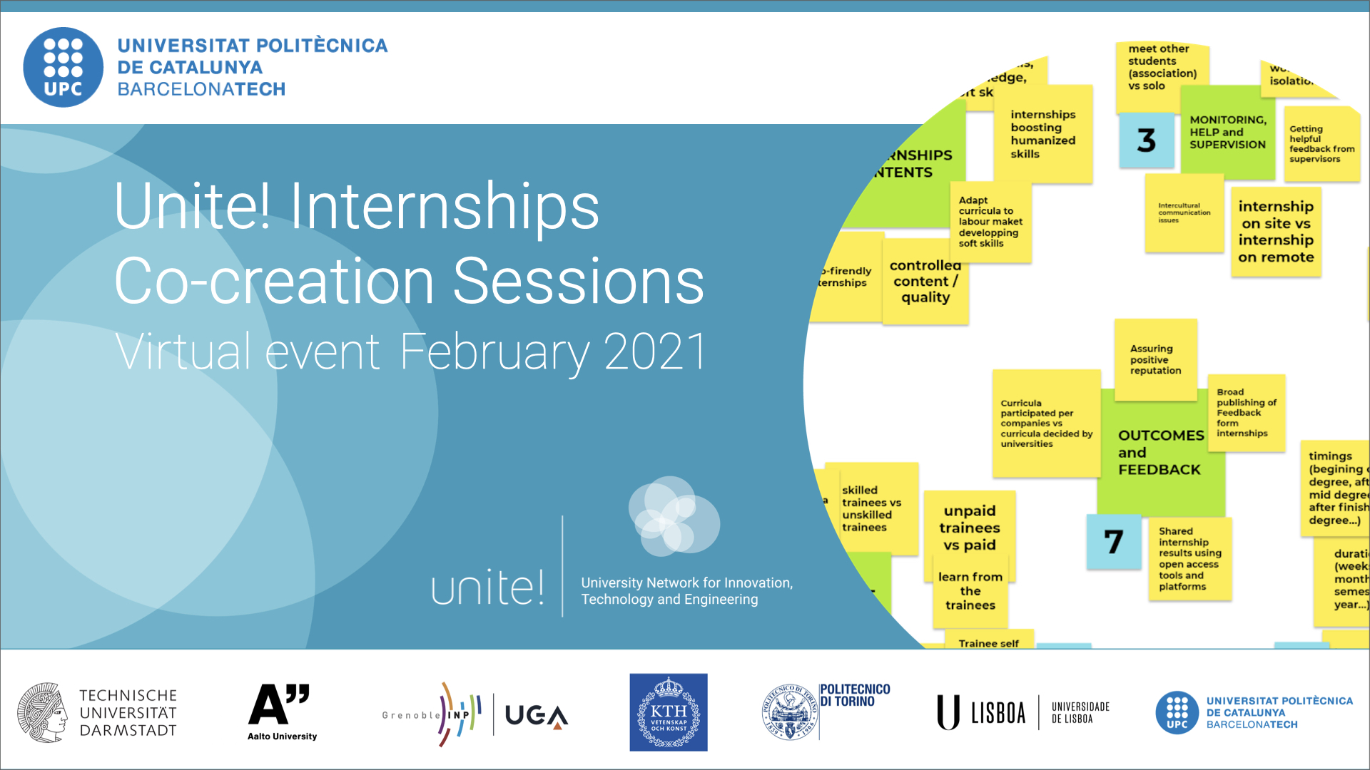 A new framework for European internships Unite! internship cocreation