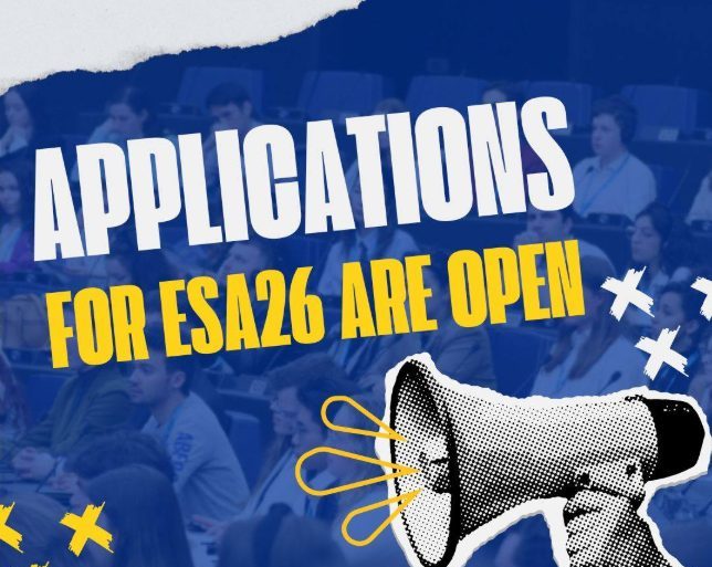 See larger image Flyer for the open call to the European Student Assembly 2026
