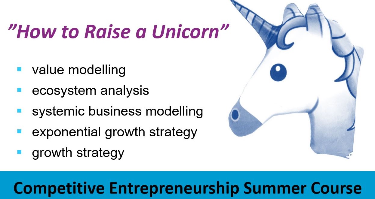 See larger image Promotional leaflet of the Competitive Entrepreneurship Summer Course