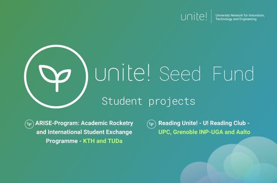 Promotional image of the Unite! Seed Fund