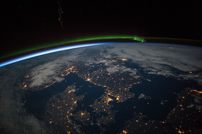 Image of the earth taken from space