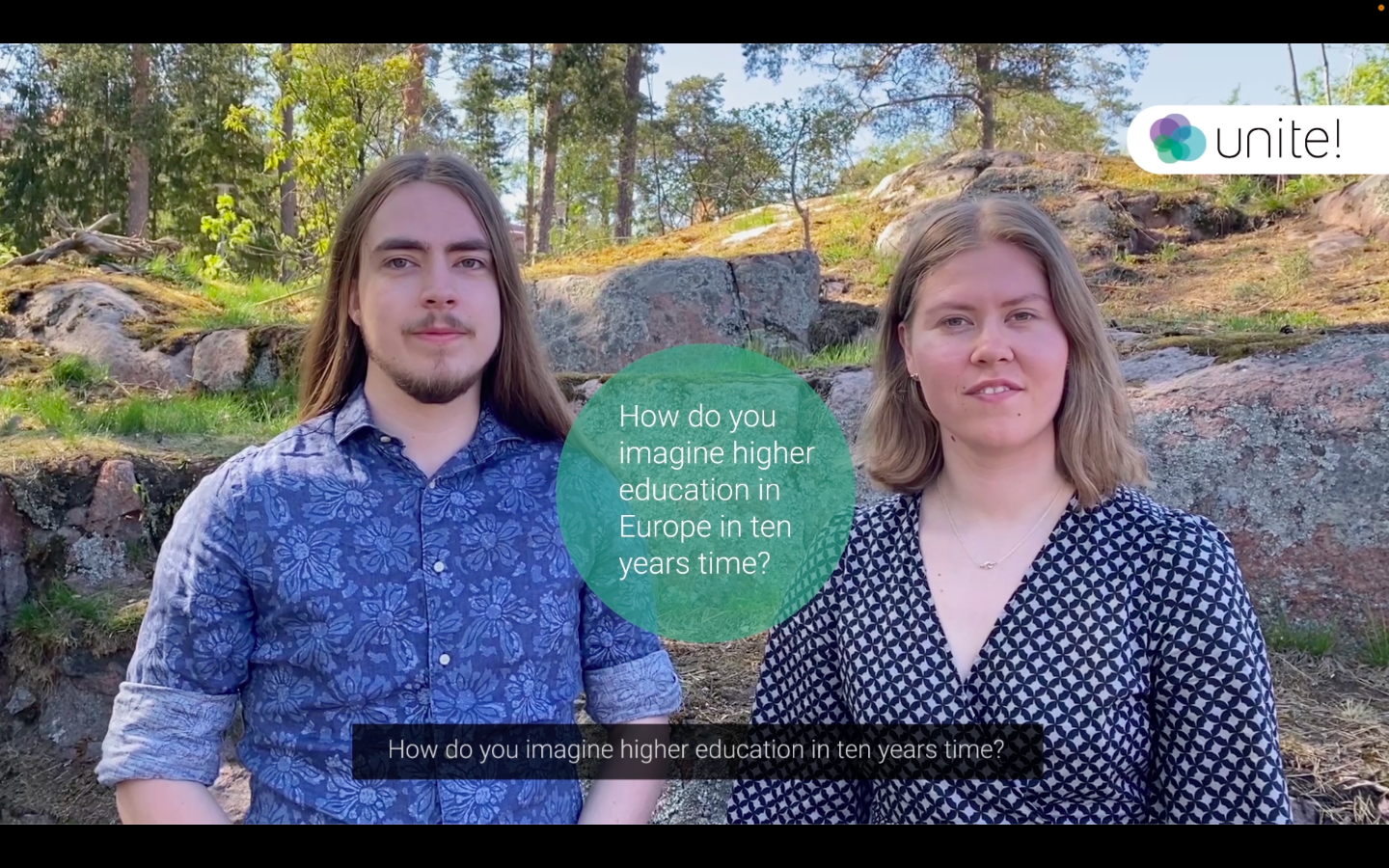 See larger image Photograph of SURE! students Airi Nevalainen and Joona Huikuri