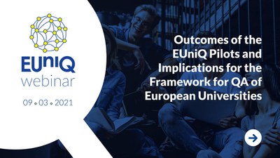 Positive outcomes of UNITE!'s Quality Assessment evaluation of EUniQ