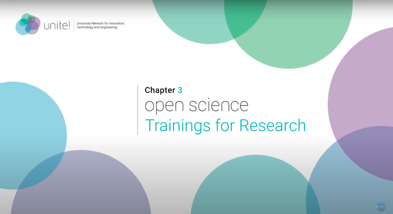 Open science research training promotional image