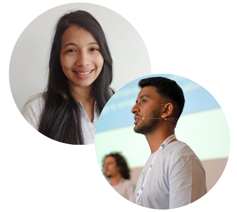 Picture of Vaëa and Saurabh