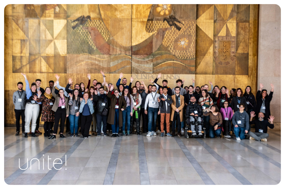 The whole group of bootcamp participants from the 6 Unite! partner universities