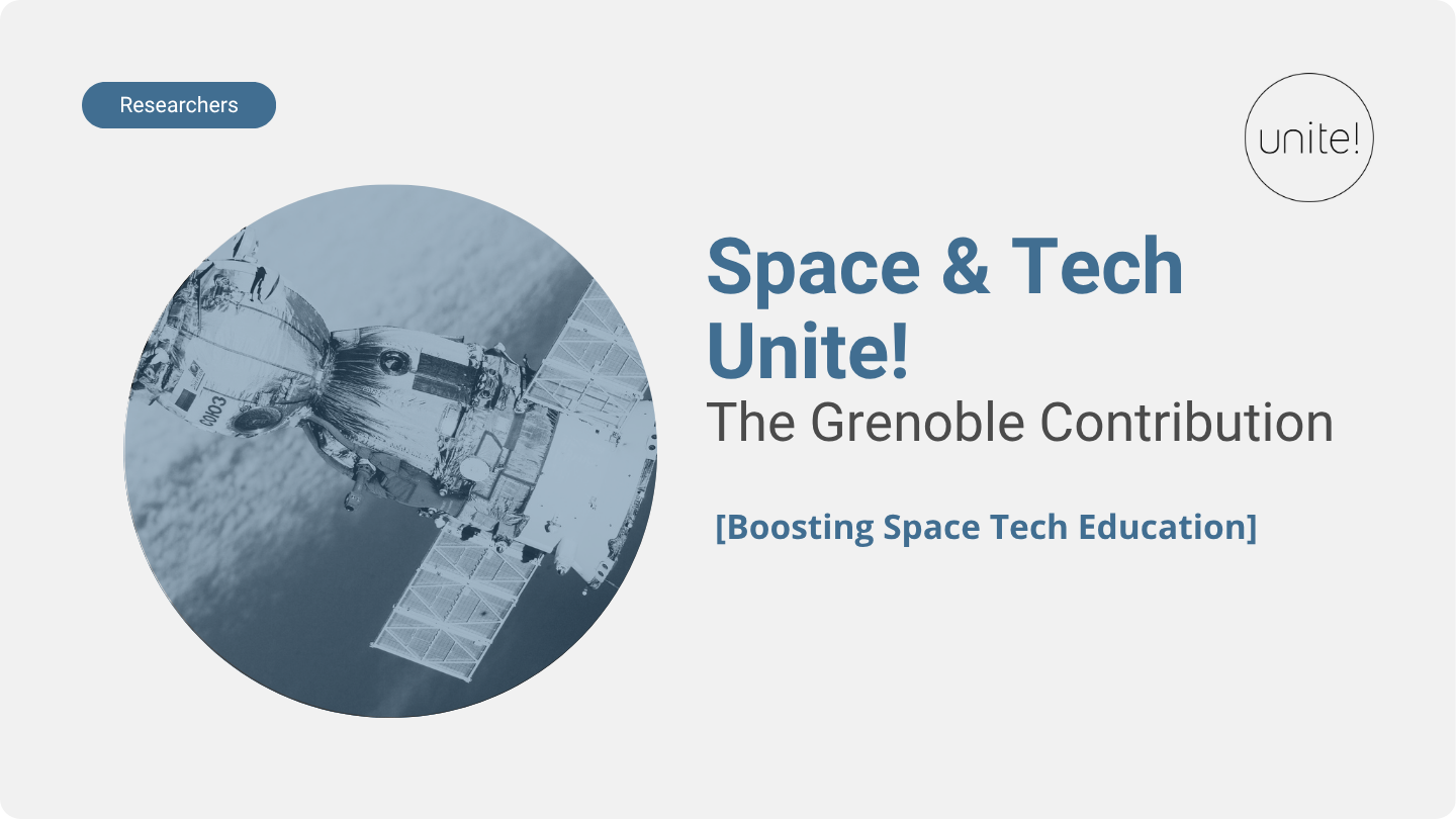 Space Tech education Unite! Seed Fund flyer