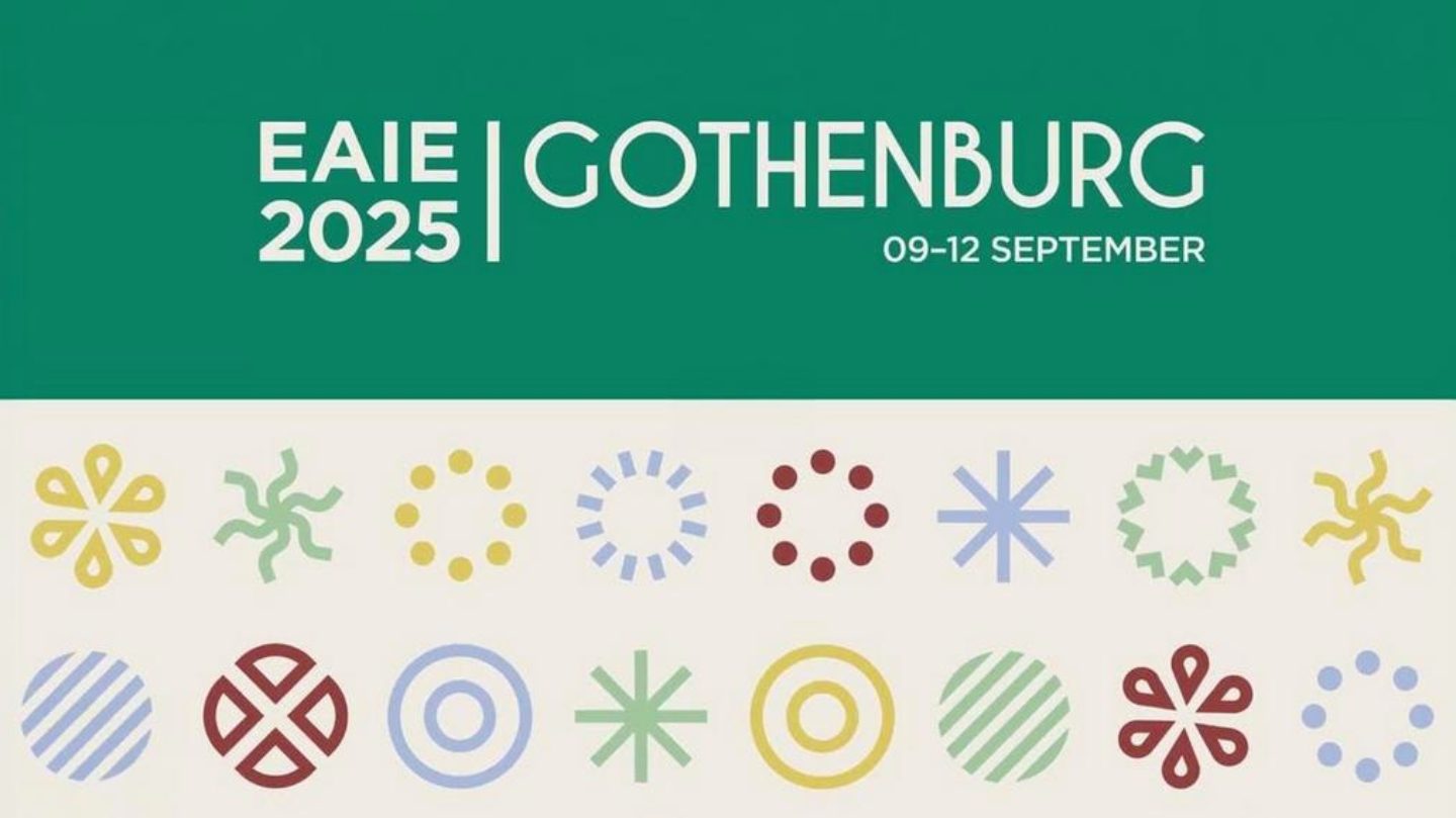 See larger image Promotional poster for the EAIE 2025 event