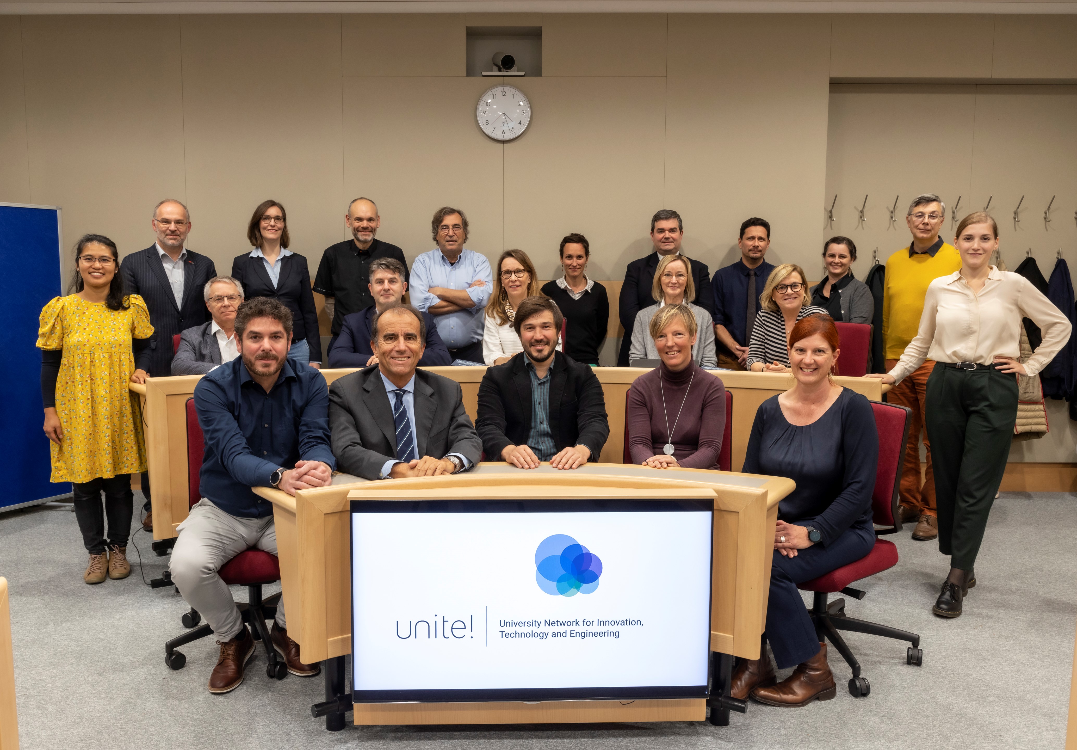 A group picture of the Unite! Steering Committee meeting in Graz.