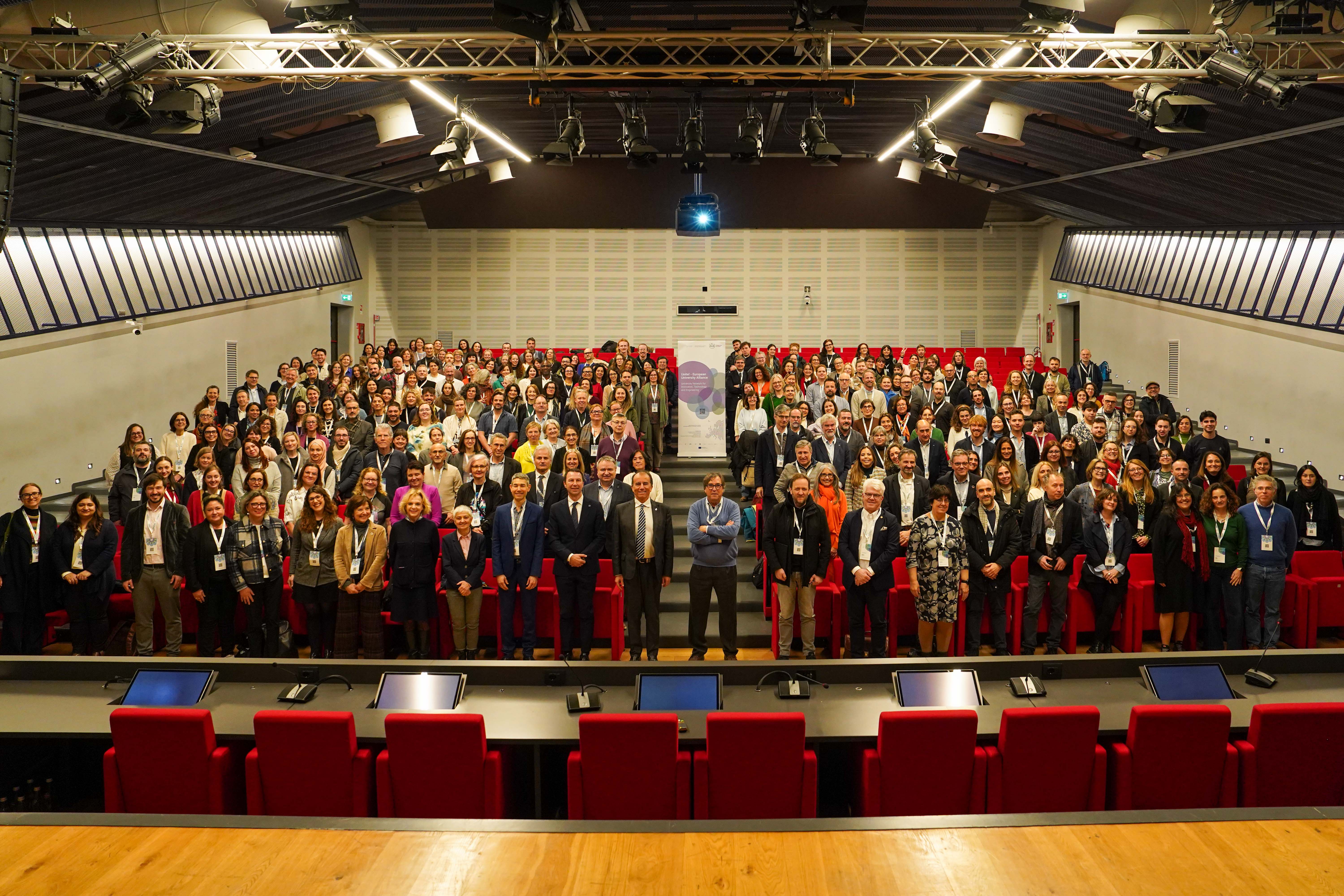 Group picture during the XIII Unite! Dialogue in Turin