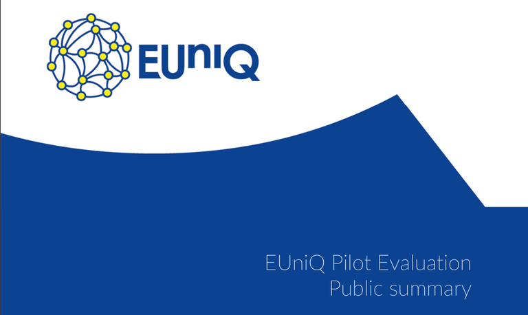 Image of the EUniQ pilot evaluation of European Universities brand.