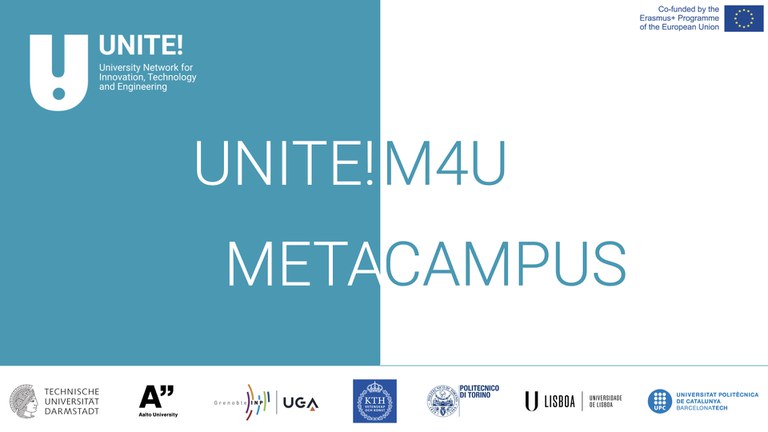 Promotional leaflet of the Unite! Metacampus