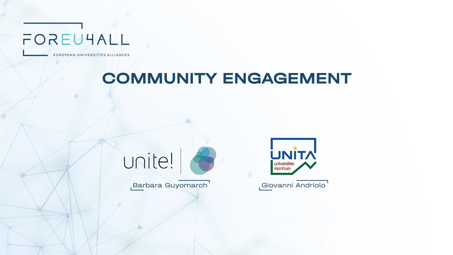 See larger image FOREU4ALL Community engagement workshop flyer