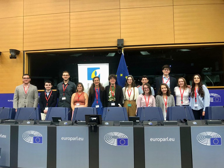 Unite!'s delegation at the European Parliament in Strasbourg