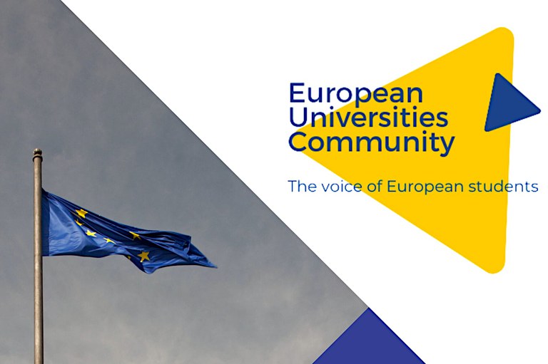 European Universities Community promotional leaflet.