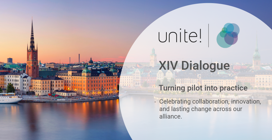 Flyer of the XIV Unite! Dialogue in Stockholm